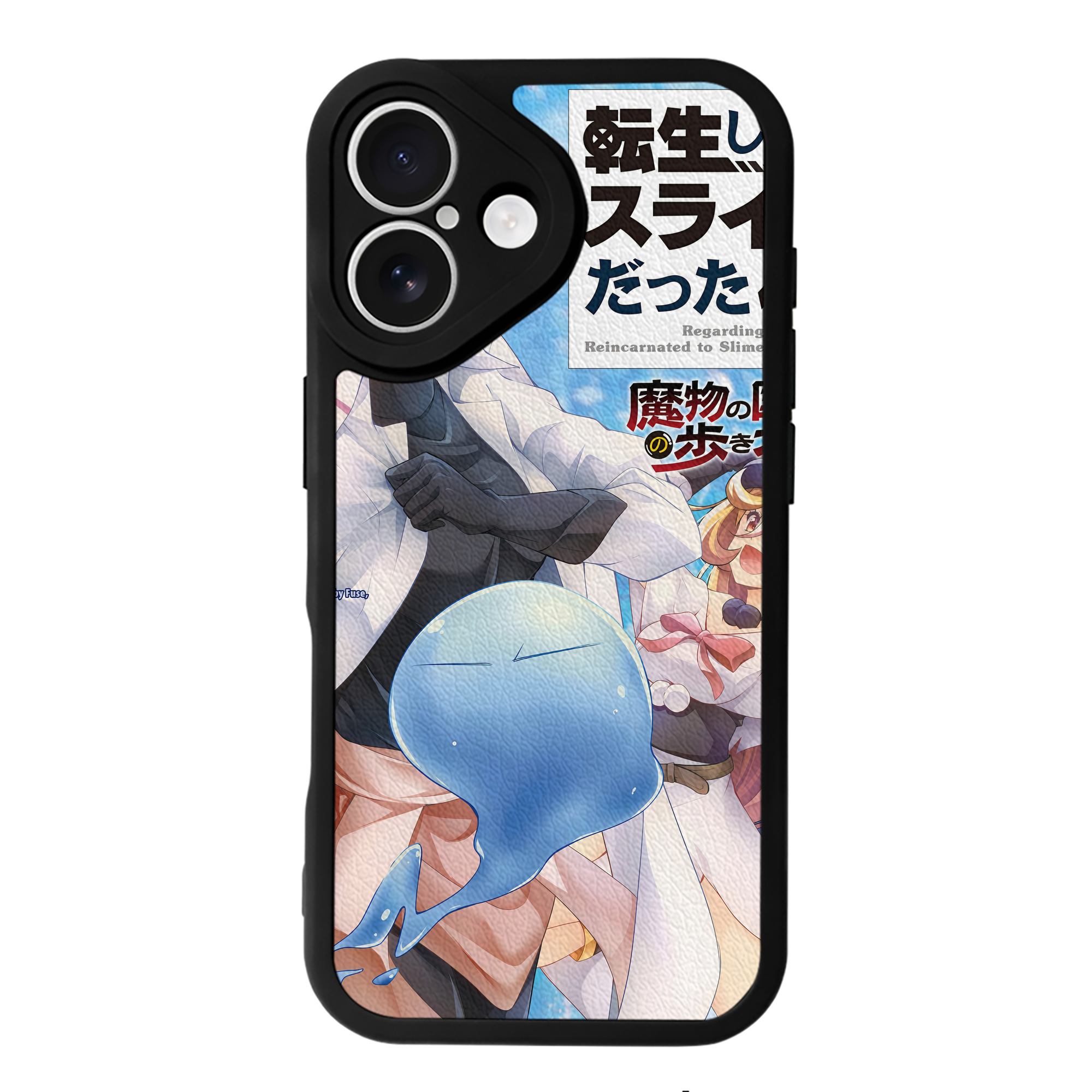 （画像用） 転スラ Regarding Reincarnated to Slime 【iPhone 16シリーズ対応】シリコンスマホケース（レザー調） 材質：シリコン